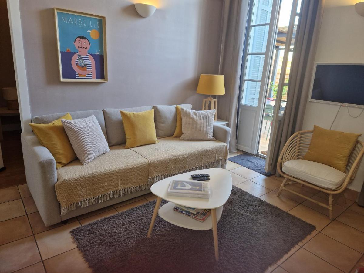 Superbe 2 pièces avec grande terrasse, classé *** Marsella Exterior foto